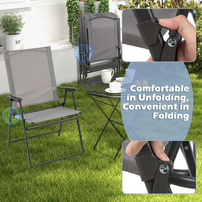 Folding Chairs with Armrests