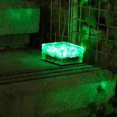 Solar Brick Ice Cube Light Outdoor