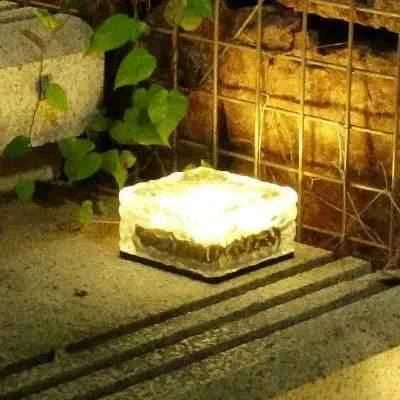 Solar Brick Ice Cube Light Outdoor
