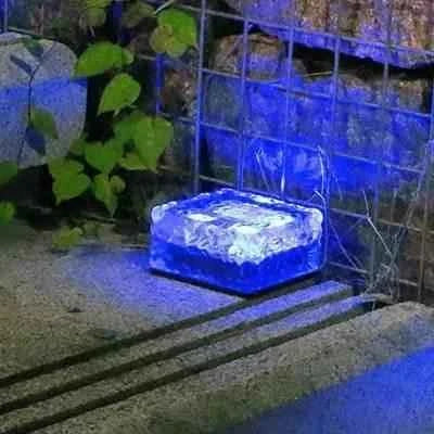 Solar Brick Ice Cube Light Outdoor