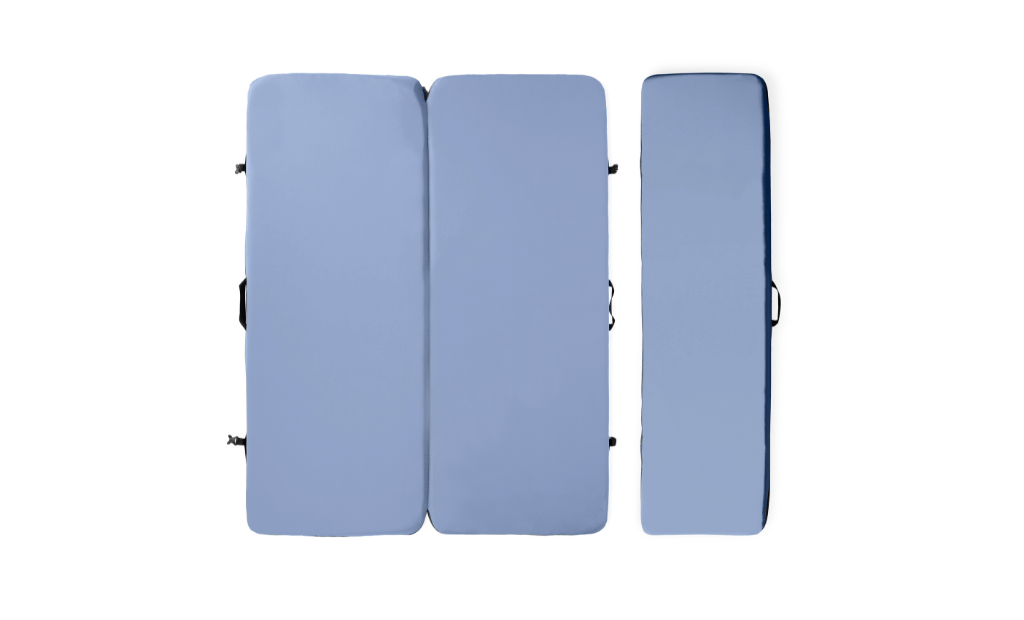 Fitted piece mattress set, multipurpose