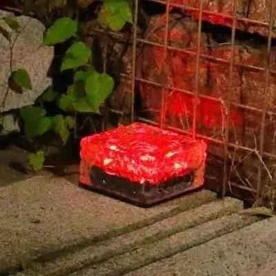 Solar Brick Ice Cube Light Outdoor