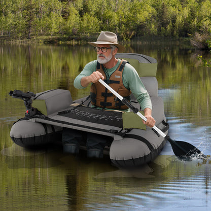 Inflatable Fishing Tube - Shoulder Straps - Storage