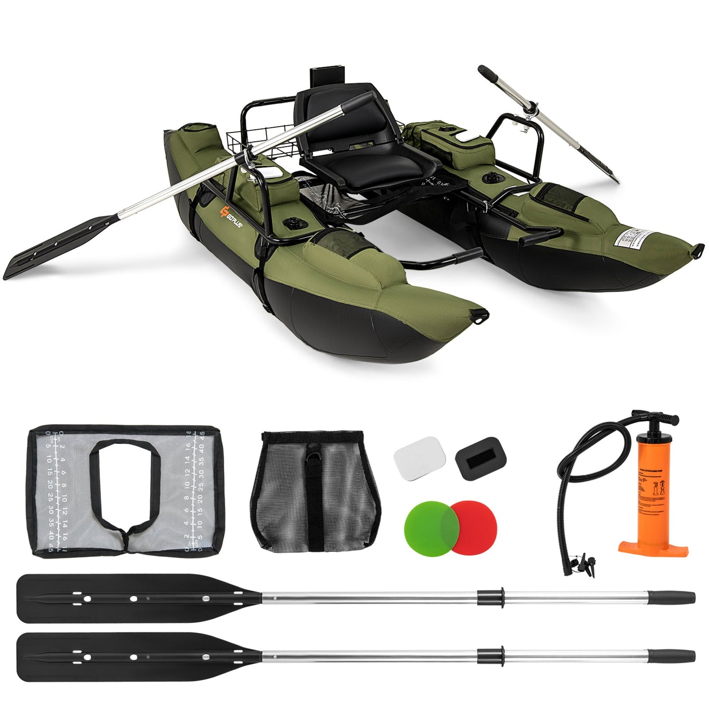 Float Tube / Padded Seat - Adjustable Footrest