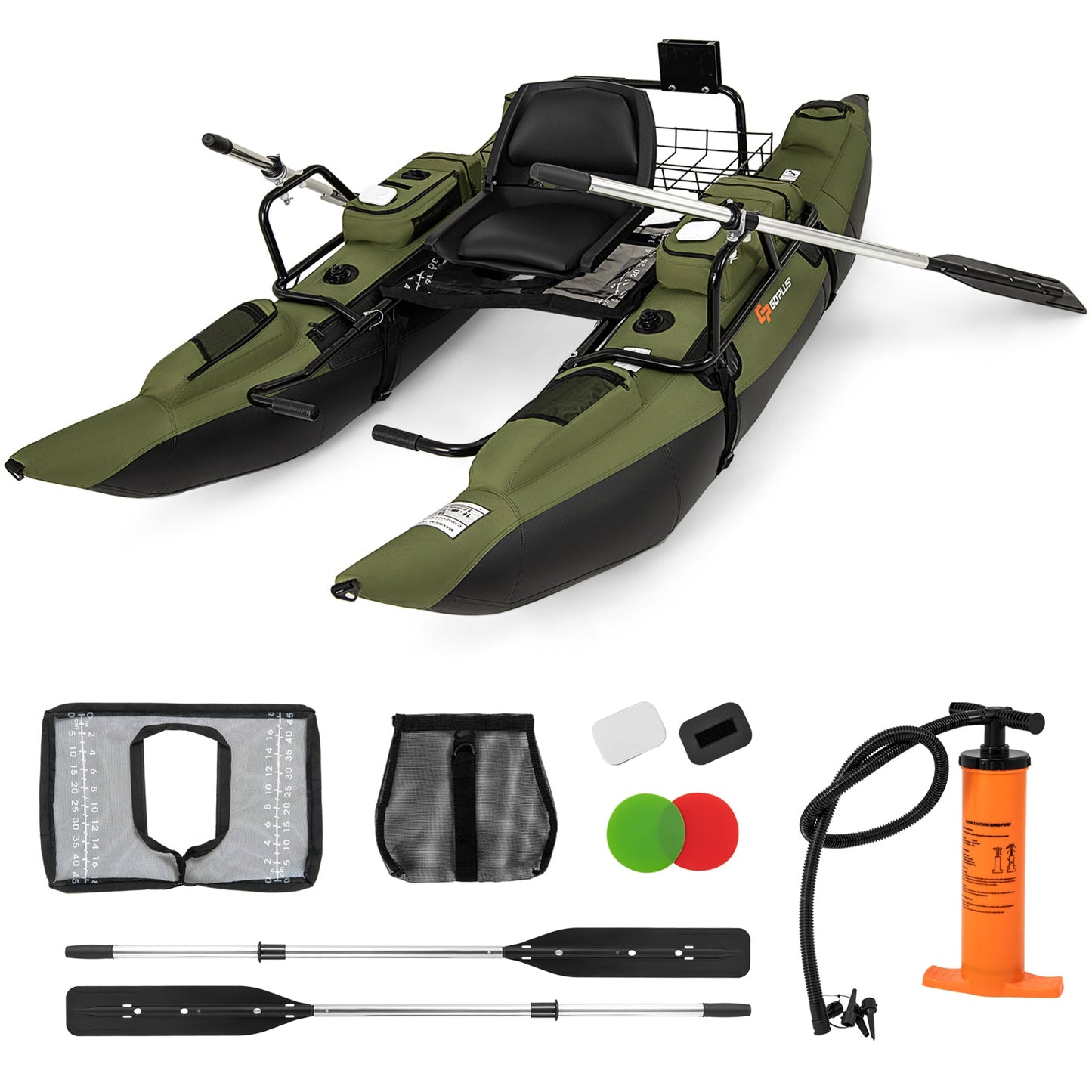 Float Tube / Padded Seat - Adjustable Footrest
