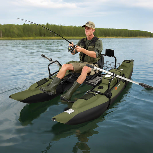Float Tube / Padded Seat - Adjustable Footrest