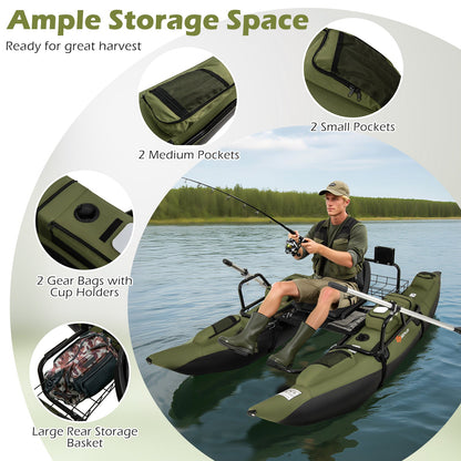 Float Tube / Padded Seat - Adjustable Footrest