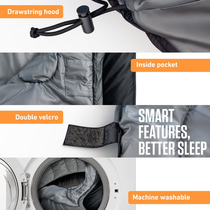 XXL Sleeping Bag for Big and Tall Campers