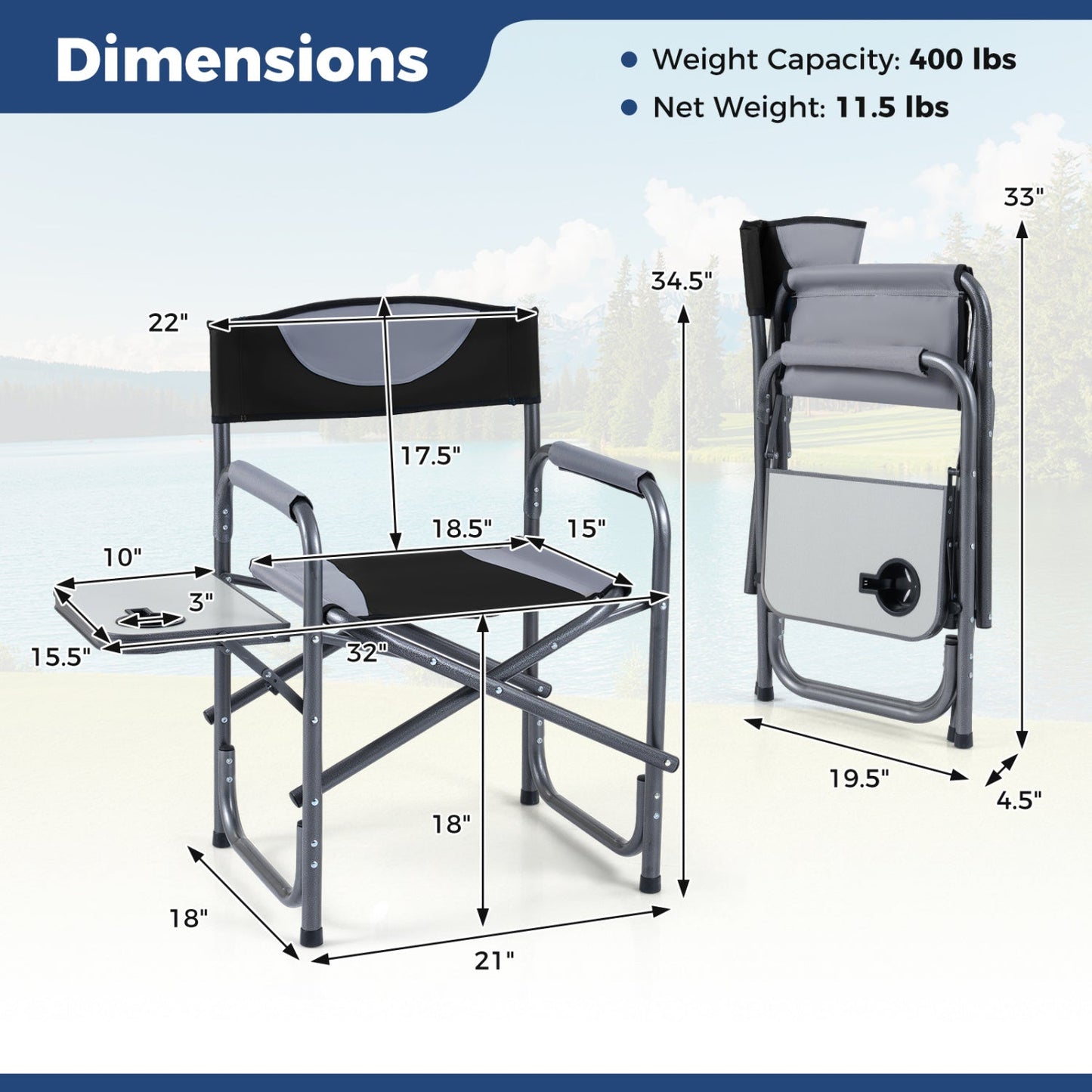 Camping Chair- Table