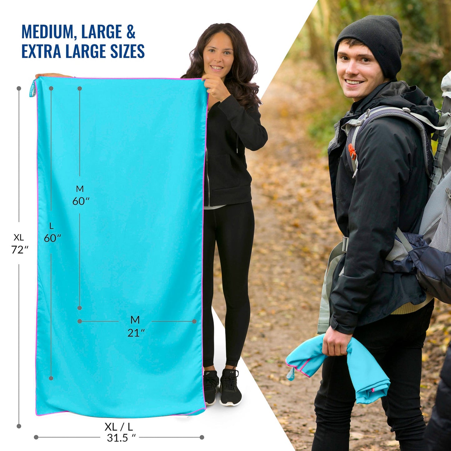 VENTURE Quick Dry Microfiber Towel