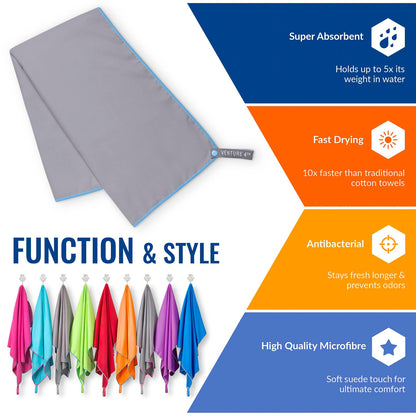 VENTURE Quick Dry Microfiber Towel
