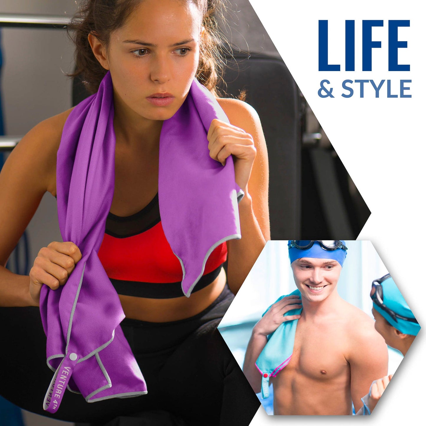 VENTURE Quick Dry Microfiber Towel