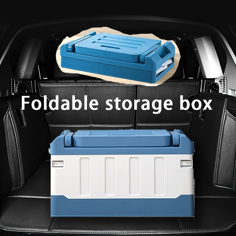 Foldable Stool with Backrest & Storage