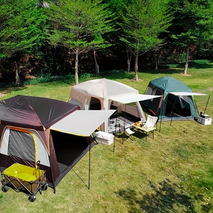 One Thickened Tent Suitable for Multiple People, a Spacious Canopy for Family Camping Outdoors
