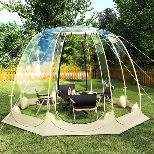 Transparent PVC Igloo 8.5 x 8.5 FT Screen House