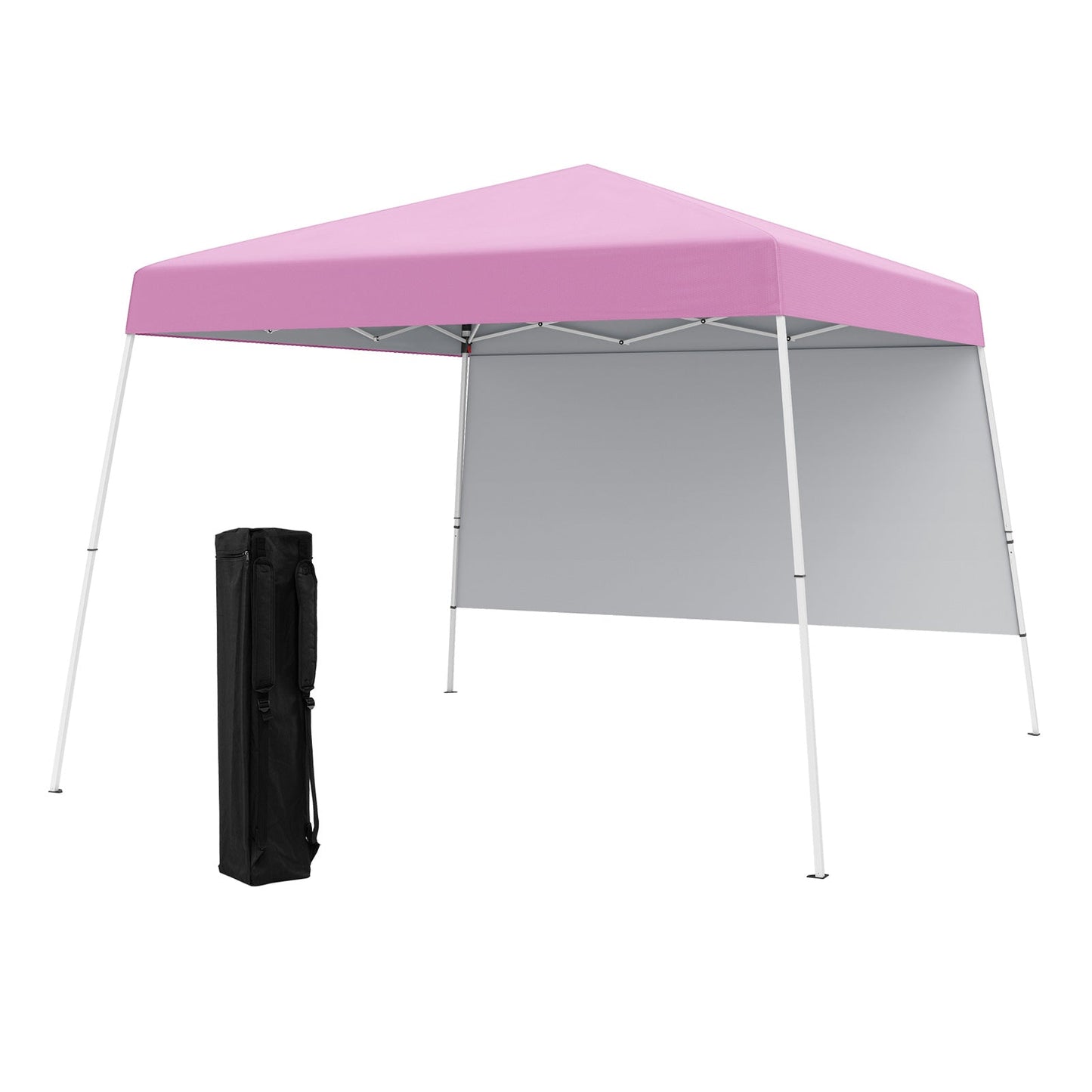 8 X 8 Pop up Canopy Tent with 1 Sidewall