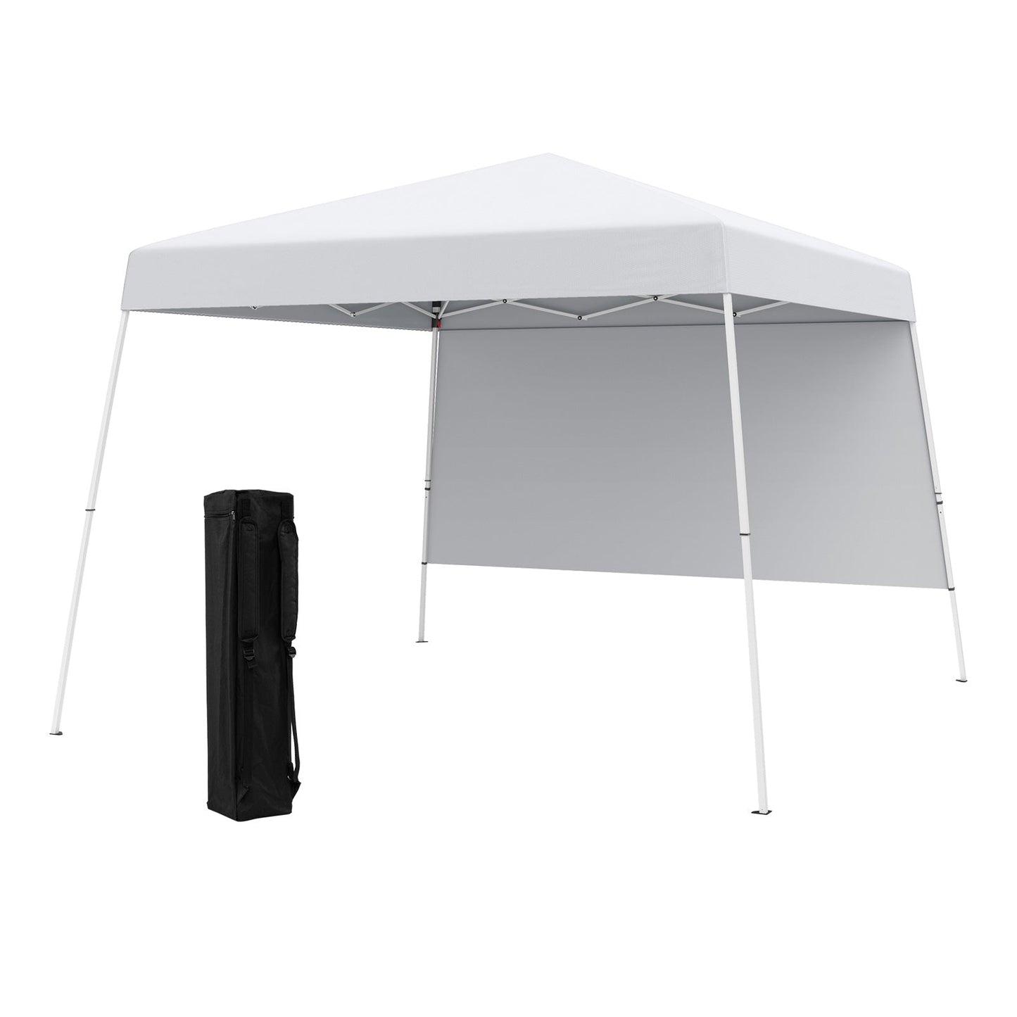 8 X 8 Pop up Canopy Tent with 1 Sidewall