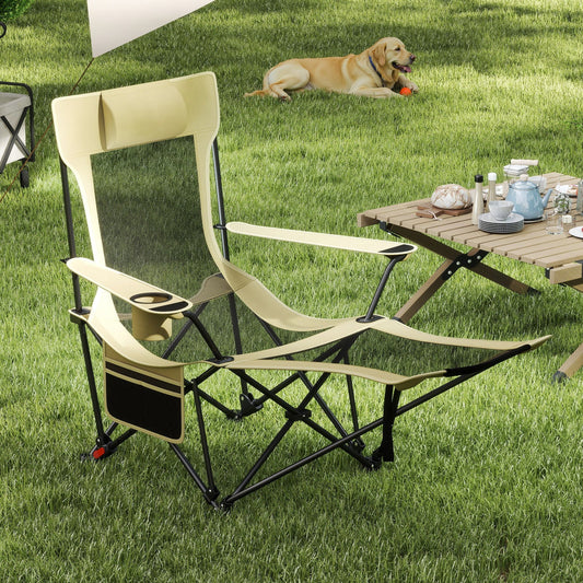Reclining Camping Chair - Footrest