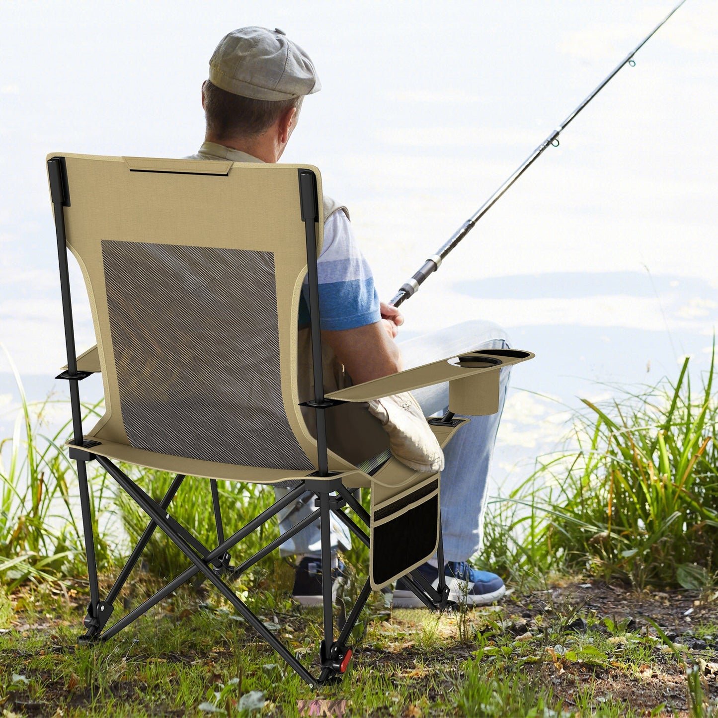 Reclining Camping Chair - Footrest