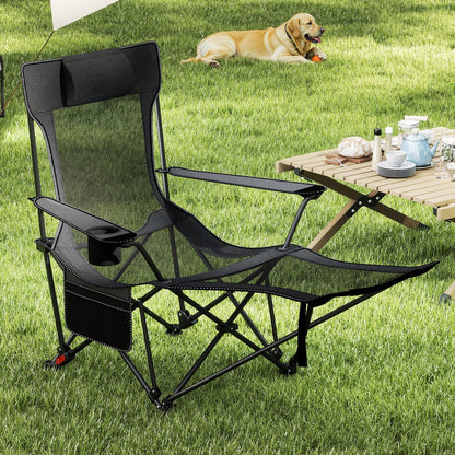 Reclining Camping Chair - Footrest