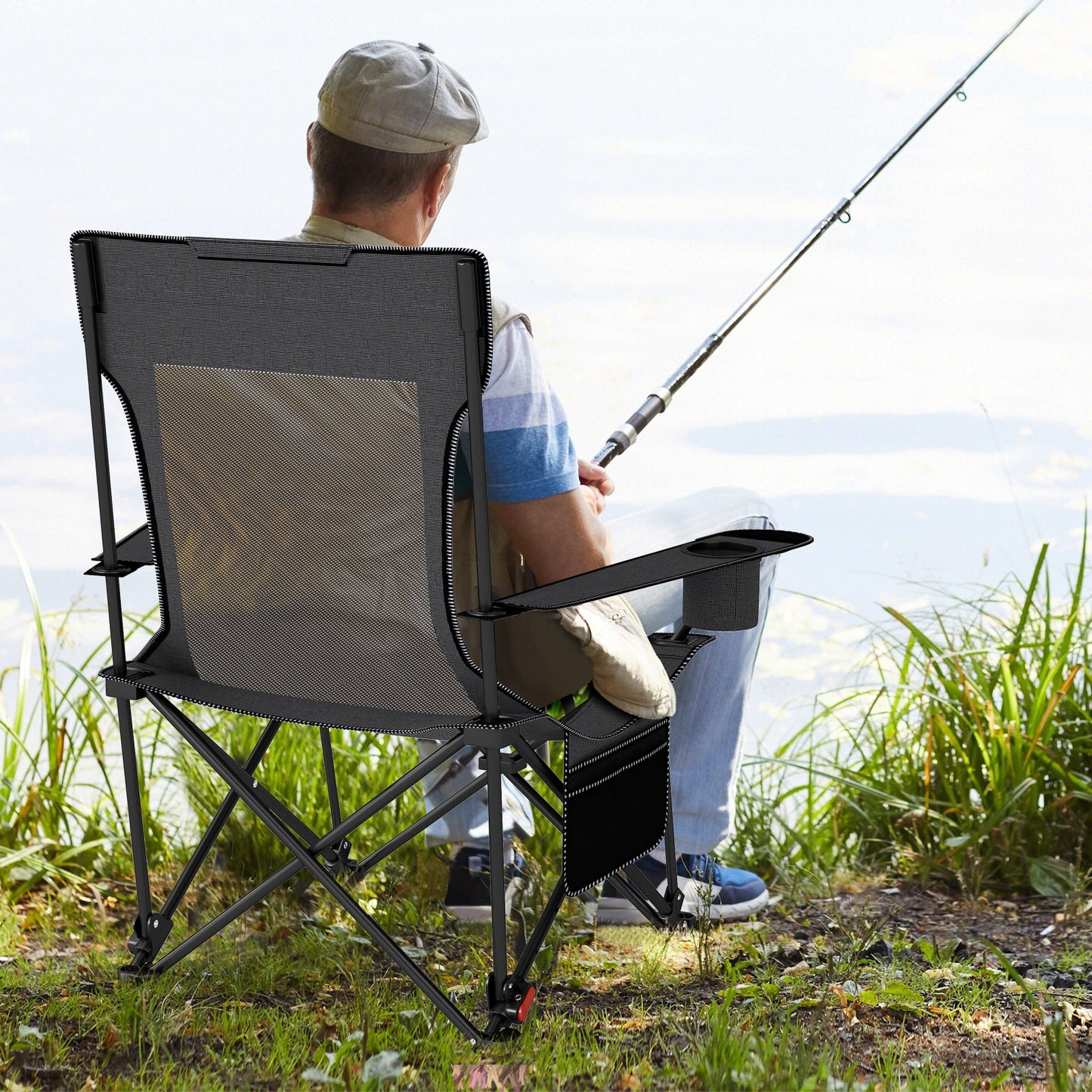 Reclining Camping Chair - Footrest