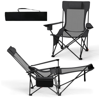 Reclining Camping Chair - Footrest