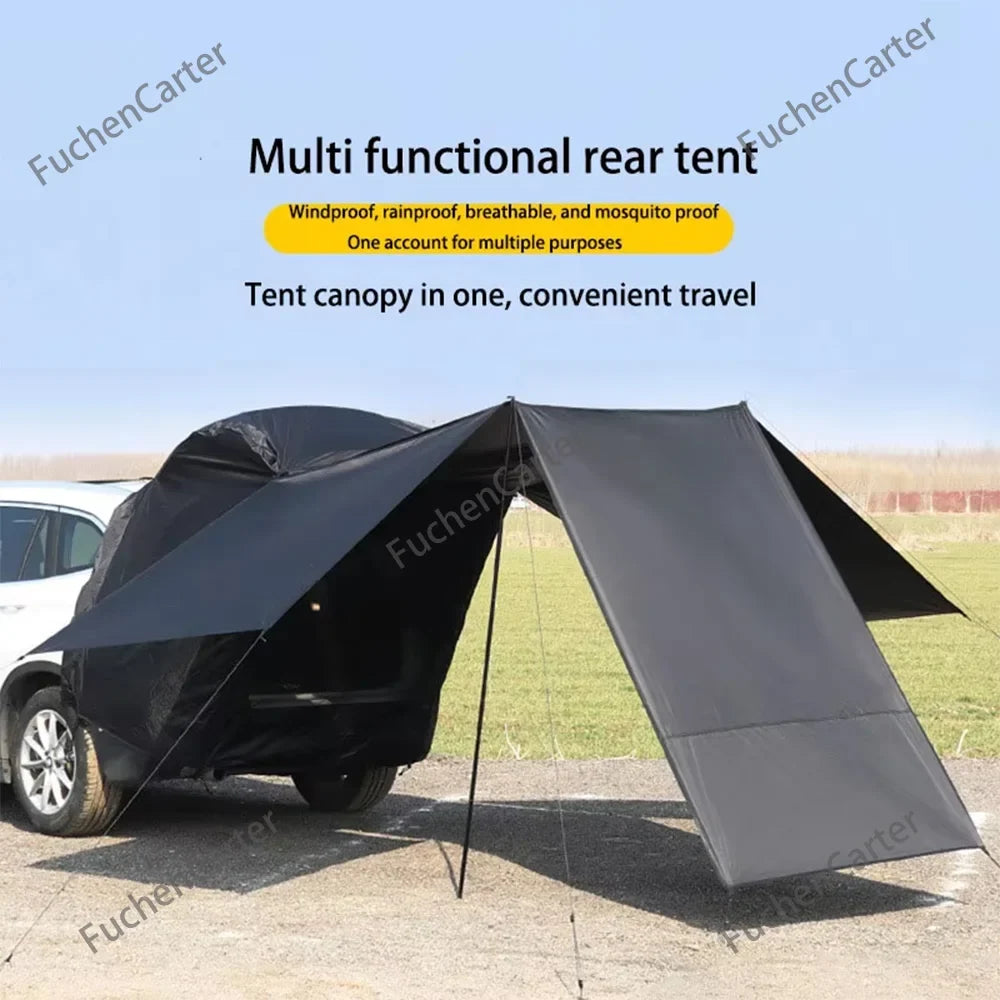 SUV Tailgate Trunk Tent 3-Side