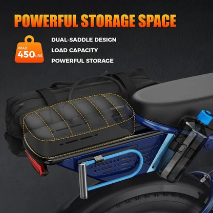 1200W Peak Electric Bike - 30MPH