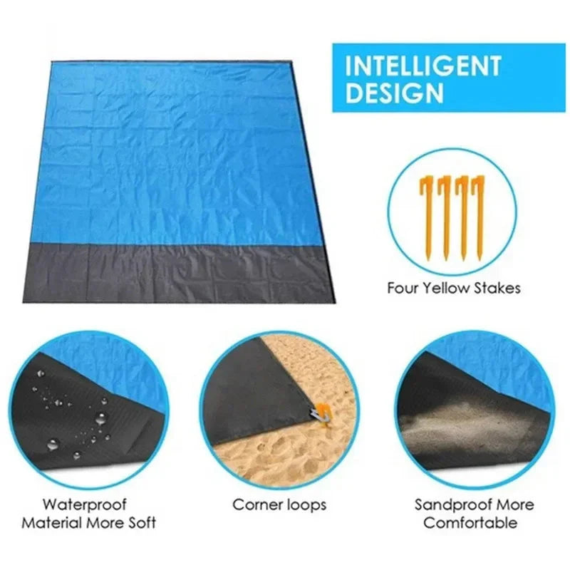 Waterproof Pocket Beach Mat – Blanket