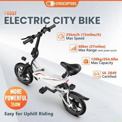 Folding Electric Bike - 350W Motor