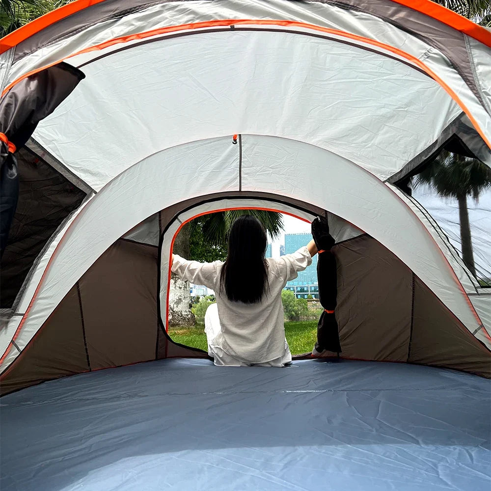 5-8 People Camping Boat Tent Fully Automatic Pop-Up
