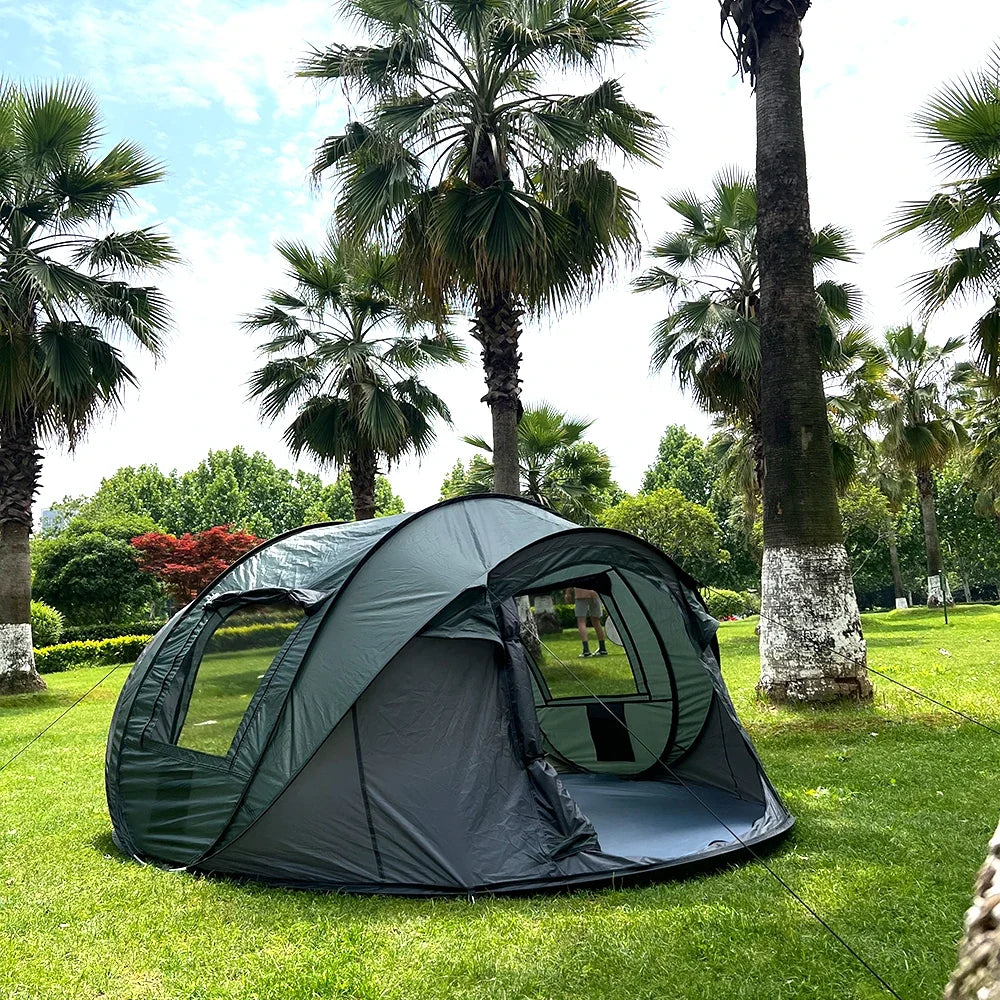 5-8 People Camping Boat Tent Fully Automatic Pop-Up