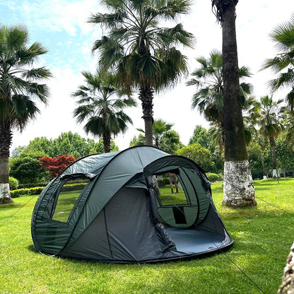5-8 People Camping Boat Tent Fully Automatic Pop-Up