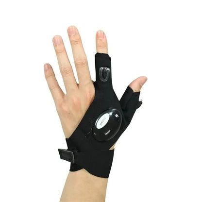 Fingerless Gloves Flashlight