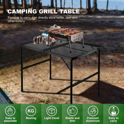 All Purpose Folding Metal Table