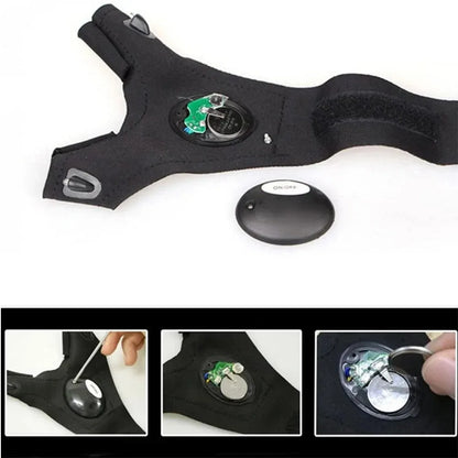 Fingerless Gloves Flashlight