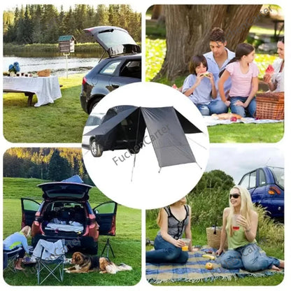 SUV Tailgate Trunk Tent 3-Side