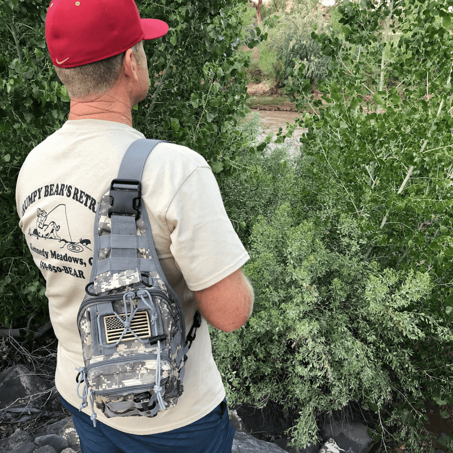 Tactical Sling Backpack - Shoulder Bag with Adjustable Strap