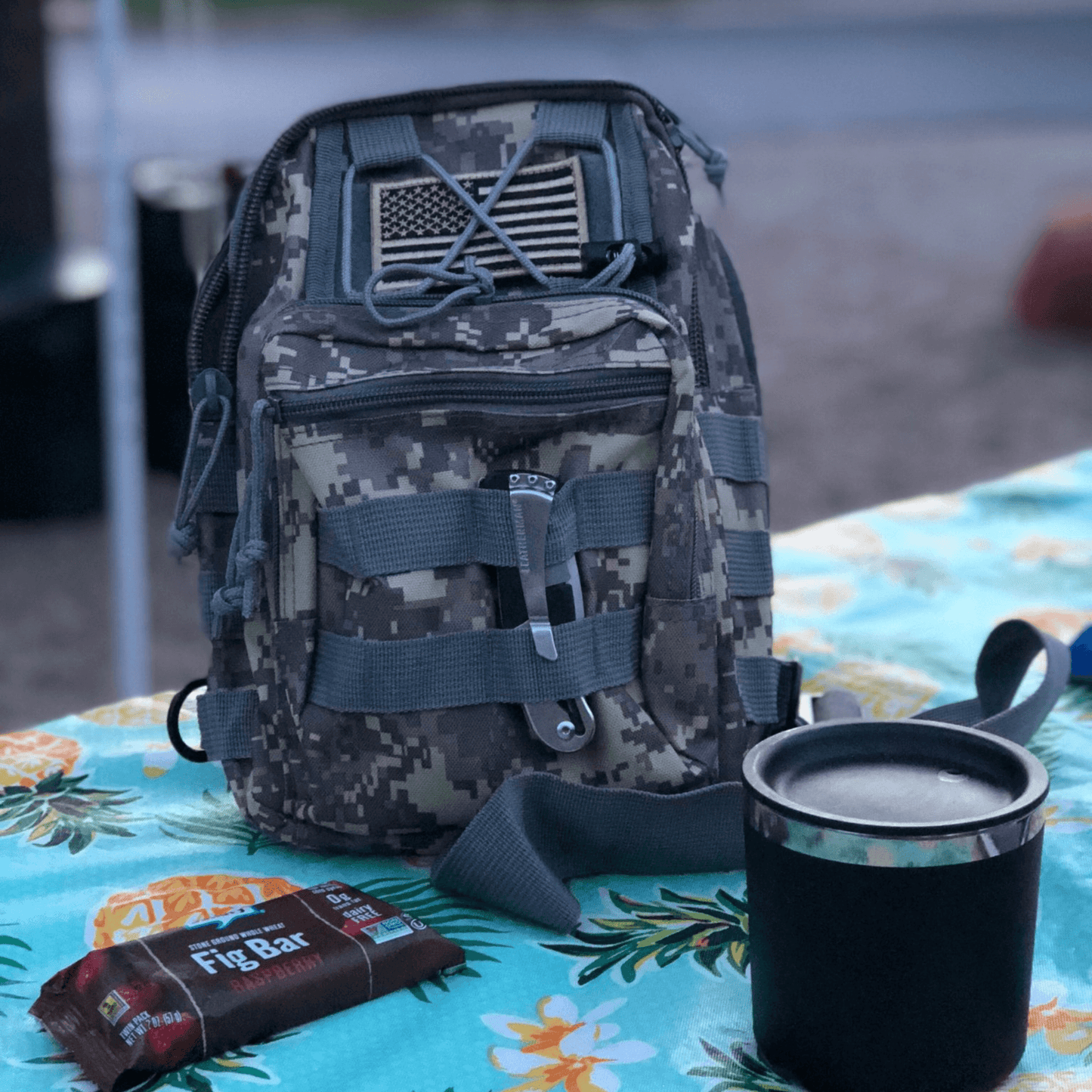 Tactical Sling Backpack - Shoulder Bag with Adjustable Strap