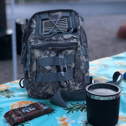Tactical Sling Backpack - Shoulder Bag with Adjustable Strap