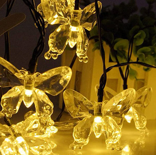 Solar Butterfly String Lights
