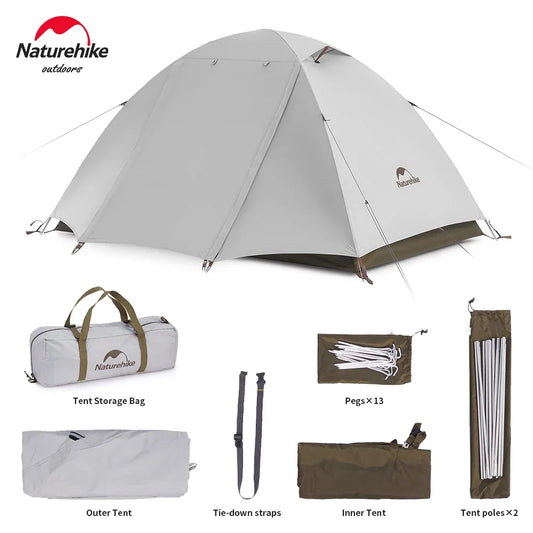 Camping Tent 2-3 People Waterproof UPF50+