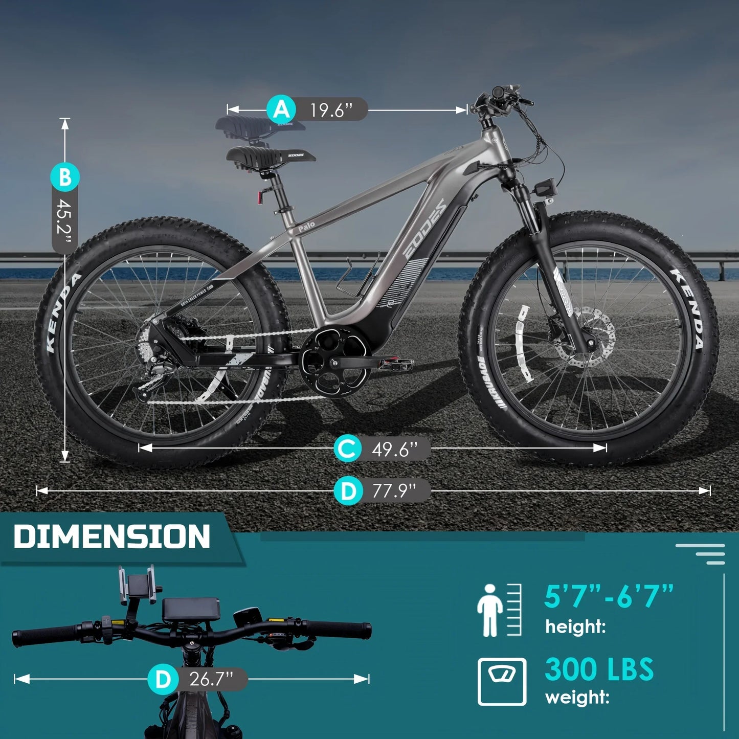 52V 750W Adult eBike
