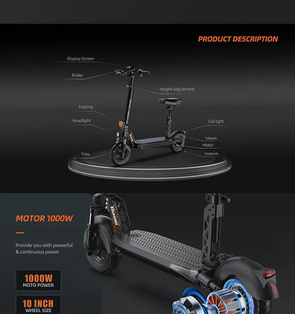 1000W Electric Scooter - 48V