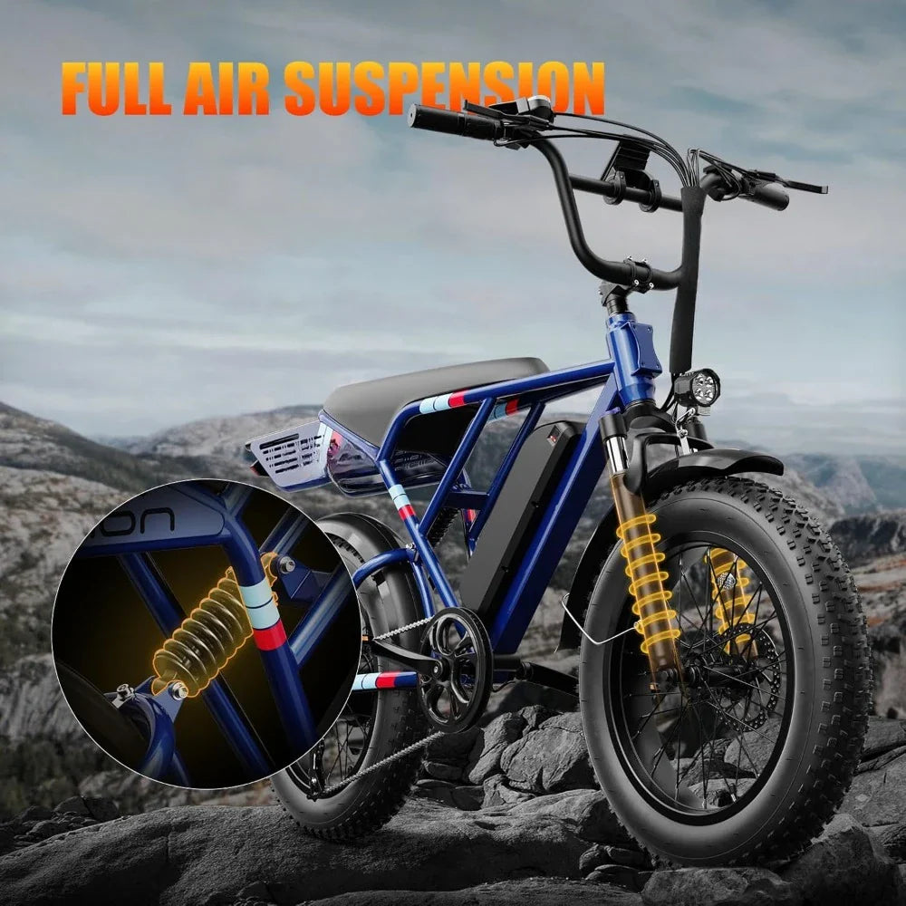 1200W Peak Electric Bike - 30MPH