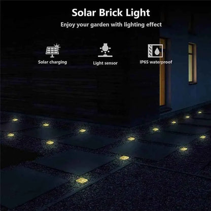 Solar Brick Ice Cube Light Outdoor