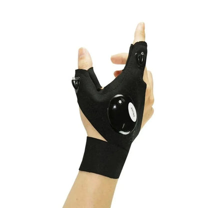 Fingerless Gloves Flashlight