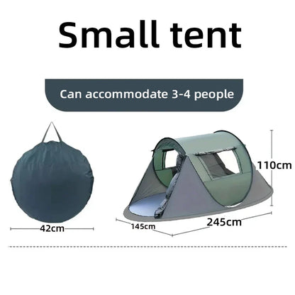 5-8 People Camping Boat Tent Fully Automatic Pop-Up
