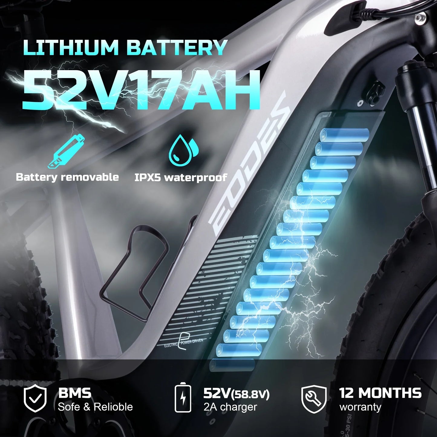 52V 750W Adult eBike
