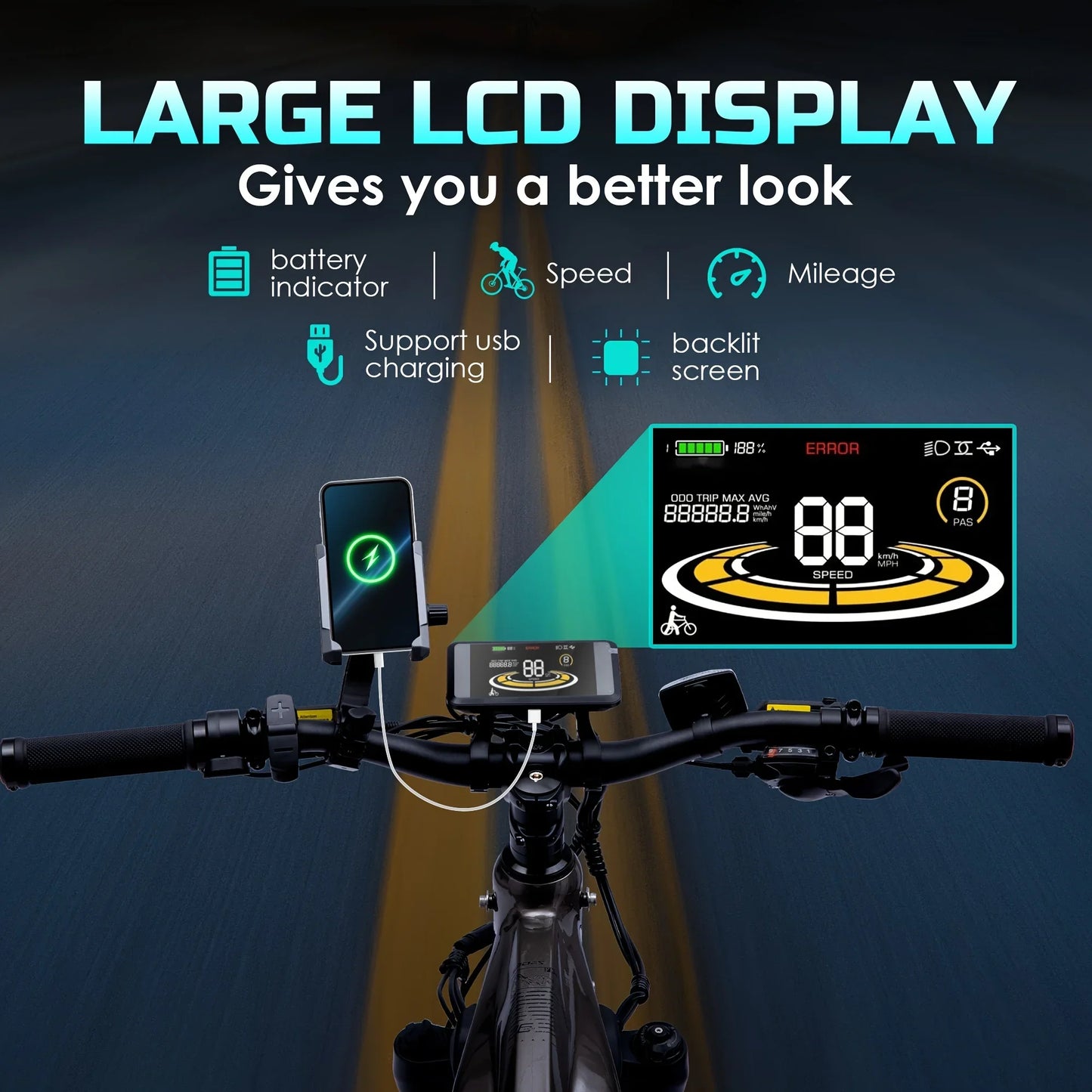 52V 750W Adult eBike